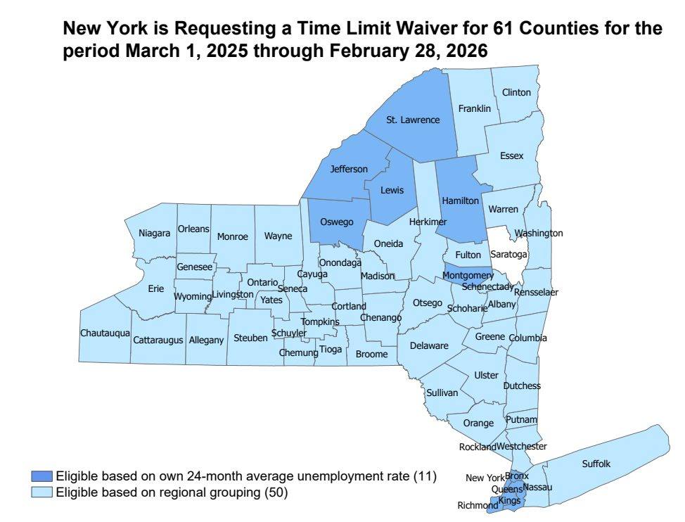 New York 2025 2026 Requested Areas 9 12 24