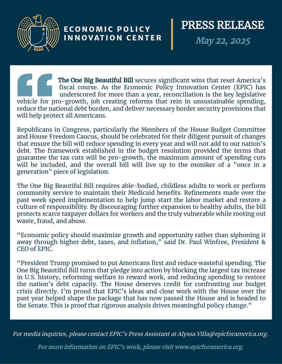EPIC Statement OBBB Passes 22May2025 FINAL.jpg