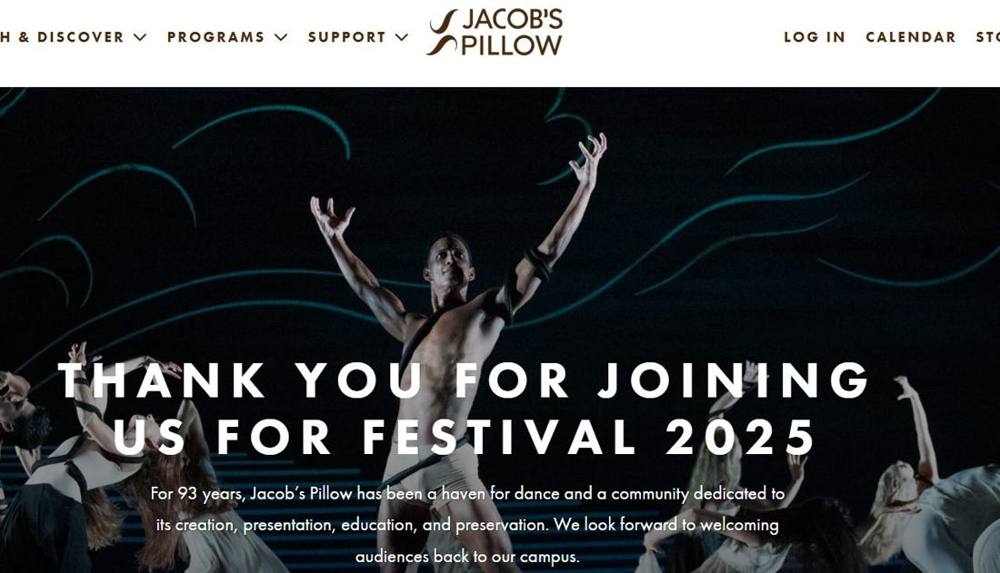 Jacobs Pillow Homepage